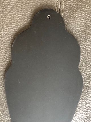 Posate decorative nere in legno