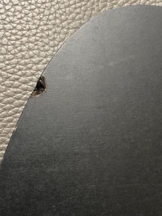 Posate decorative nere in legno