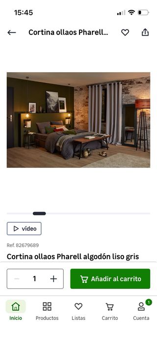 Cortine Inspire Pharrell 140x280cm (Grigio)