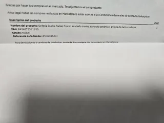 Grifo de ducha JOMOO con alcachofa