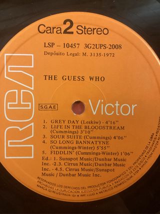 The Guess Who So Long, Bannatyne LP