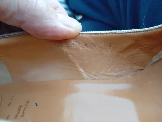 Décolleté Church's tela e pelle beige