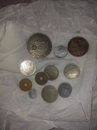 Colección de monedas antiguas