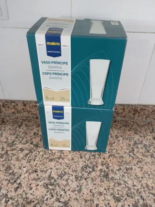 6 Vasos de Cristal Bavaria 25cl