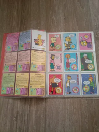 Álbum Simpsons Mania COMPLETO