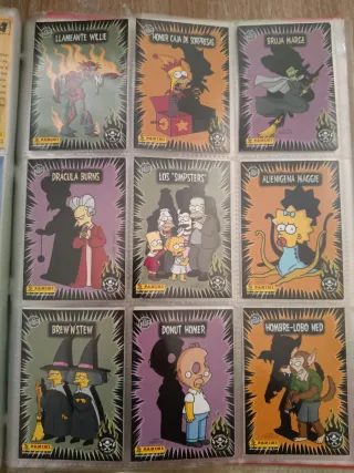 Álbum Simpsons Mania COMPLETO