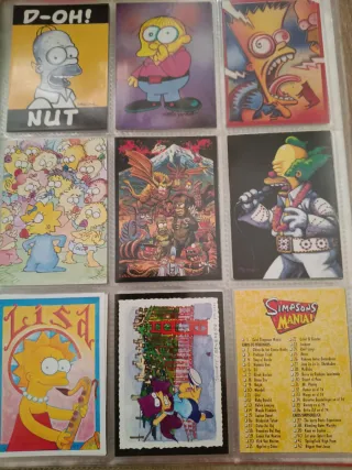 Álbum Simpsons Mania COMPLETO