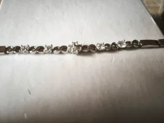 Pulsera plata circonitas