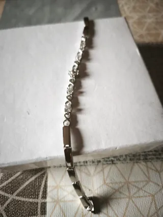 Pulsera plata circonitas