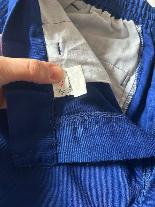 Pantalón de trabajo azul
