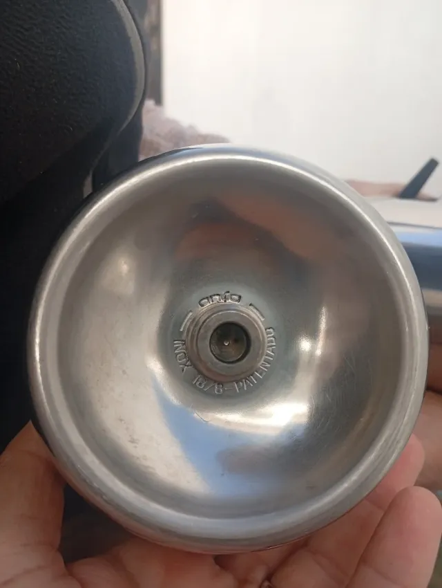 Botella sifón acero inoxidable y cristal