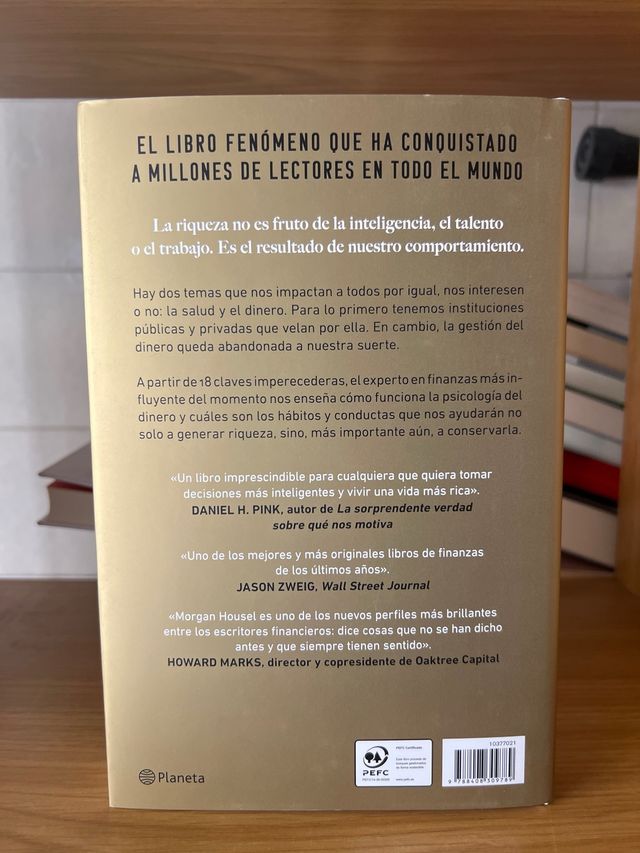 La Psicología del dinero, Morgan Housel