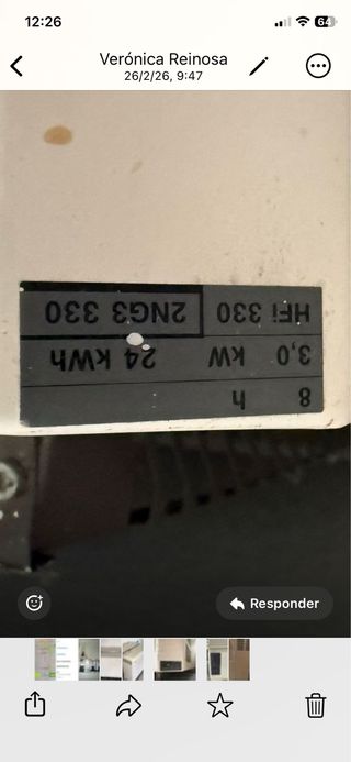 Acumulador eléctrico. Casi regalado