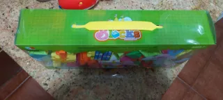 Juego de bloques de construcción de Tren