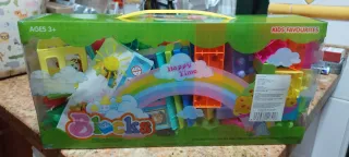 Juego de bloques de construcción de Tren