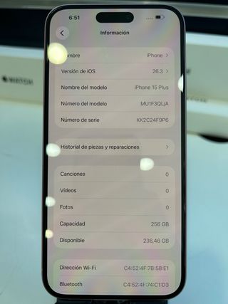 iPhone 15 Plus 256GB Rosa