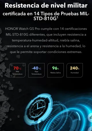 Honor Watch GS Pro camo blue