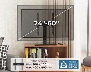 Base pie TV BONTEC hasta 60 pulgadas