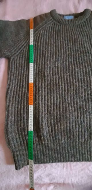 Jersey Lana Pura Escocia Verde