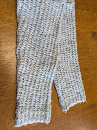 Maglione donna traforato grigio