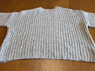 Maglione donna traforato grigio