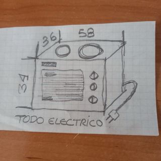 Horno Eléctrico Alaska KK 5050 con Fogones