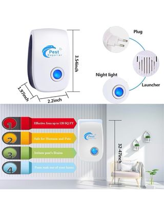 Repelentes Ahuyentador Electrónicos de Plagas