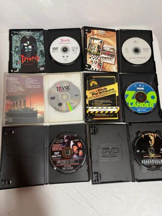 Lote 12 dvd