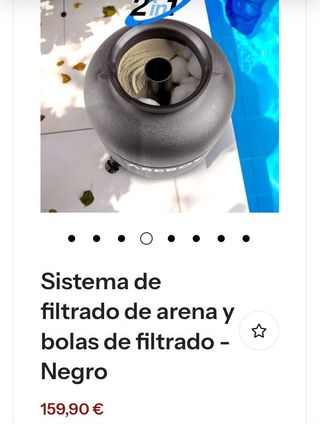 AREBOS Filtro de Arena y Bolas para Piscina