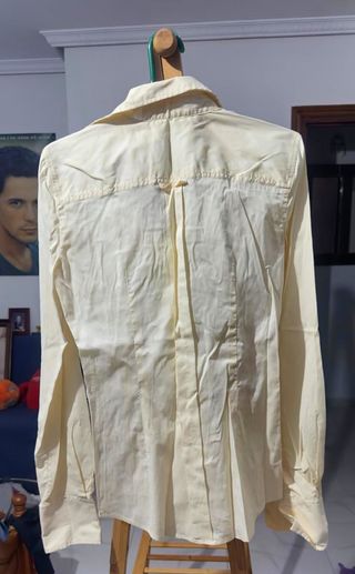 Camisa ZARA WOMAN manga larga amarilla