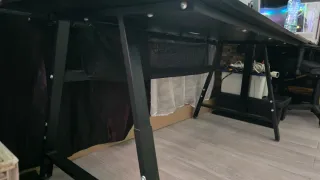 Mesa Escritorio Gaming Negra