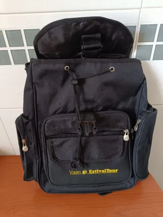 Mochila Negra Gran Capacidad Nueva