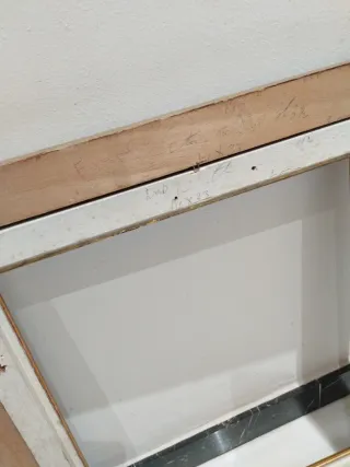 Marco dorado para obra de arte