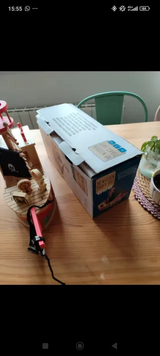 Barco Pirata de Madera