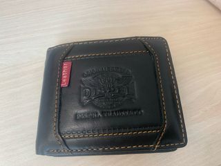Cartera de piel Diesel negra