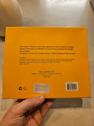 Paleta Sombras The Nubian II Juvia's Place