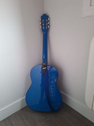 Guitarra Española Azul