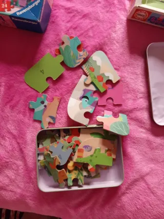 Lote 3 Puzzles Ravensburger y Educa +3 años