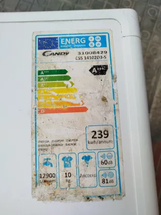 Lavadora Candy 10kg transporte disponible