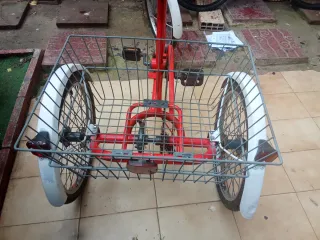 Triciclo con cesta