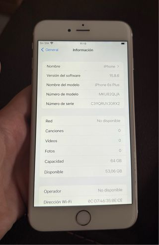 iPhone 6S Plus Dorado