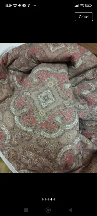 Coperta letto singolo floreale