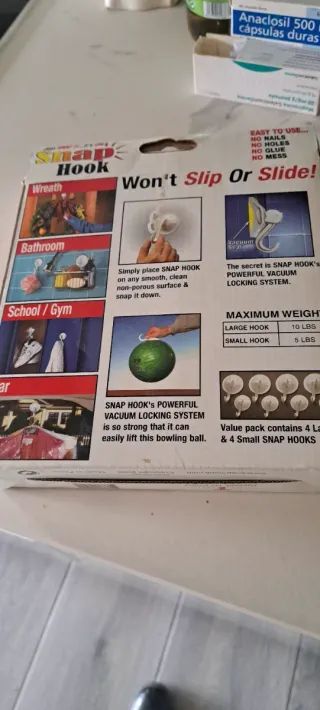 8 Colgadores Snap Hook ONEL