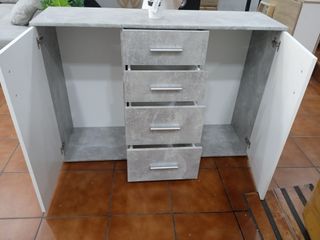 OFERTON DE COMODA APARADOR 2 PUERTAS 4 CAJONES