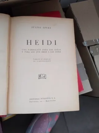 Libro Heidi de Johanna Spyri
