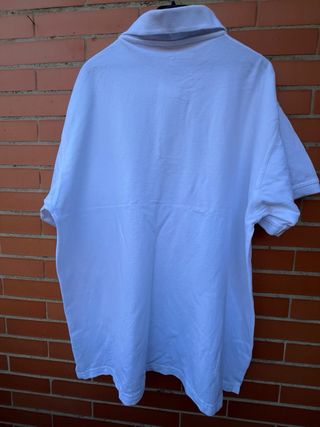 Polo blanco corte clásico. Talla 3XL. A estrenar.