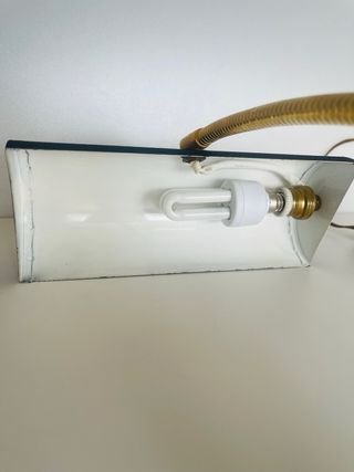 Lámpara Escritorio Vintage Mid-Century Negra/Dorad