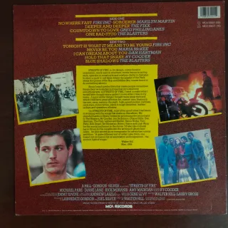 1984 LP ROCKABILLY POWER POP Streets of Fire Vinil