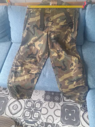 Pantalón militar traje intemperie camuflaje