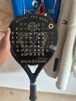 Pala de pádel Black Crown Piton